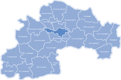 Карта Днепропетровской области